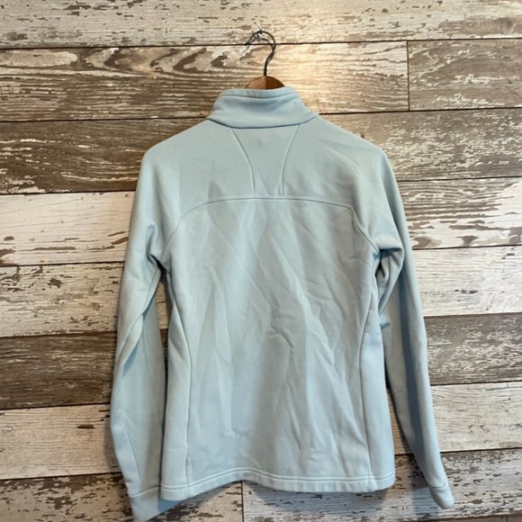 The North Face Baby Blue Fleece Soft Shell Zip up Sweatshirt - Picture 3 of 6
